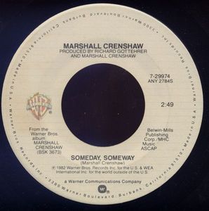 Marshall Crenshaw – Someday, Someway