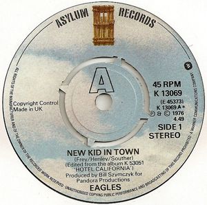 New Kid In Town cover