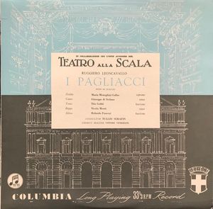Ruggiero Leoncavallo, Tullio Serafin, Vittore Veneziani – Teatro Alla Scala - I Pagliacci