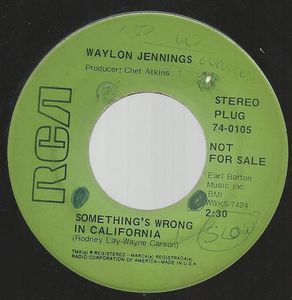 Something's Wrong In California / Farewell Party cover