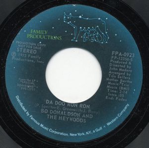 Bo Donaldson & The Heywoods – Da Doo Ron Ron