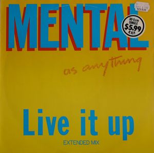 Live It Up by Mental As Anything