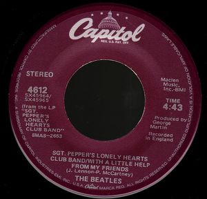 The Beatles – Sgt. Pepper's Lonely Hearts Club Band / With A Little Help From My Friends