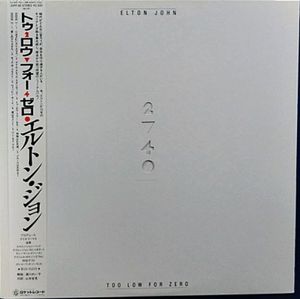 Too Low For Zero cover