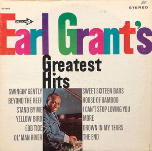 Earl Grant's Greatest Hits cover