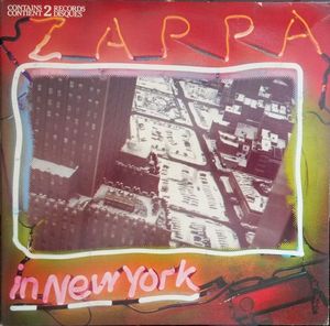 Zappa In New York cover