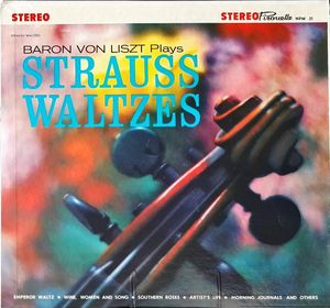 Strauss Waltzes by Baron Von Liszt