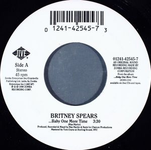 ...Baby One More Time cover