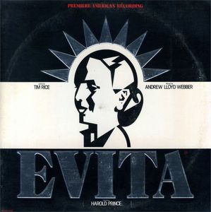 Evita: Premiere American Recording cover