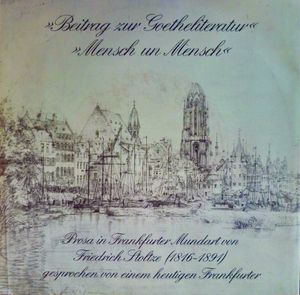 Johann Philipp Freiherr Von Bethmann – Beitrag Zur Goetheliteratur / Mensch Un Mensch