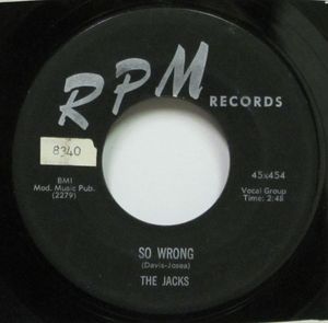 The Jacks – So Wrong / How Soon