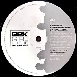 Girlfriend (Pied Piper & Ron G Remixes) cover