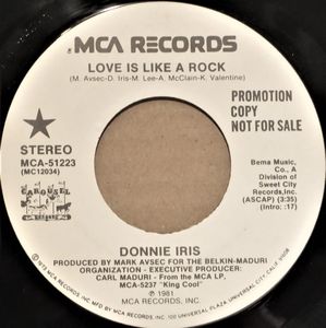 Donnie Iris – Love Is Like A Rock