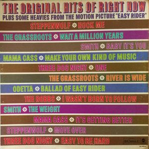 The Original Hits Of Right Now Plus Some Heavies From The Motion Picture "Easy Rider" cover