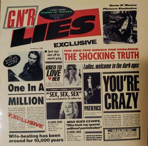 G N' R Lies cover
