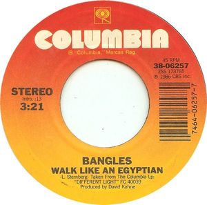 Bangles – Walk Like An Egyptian