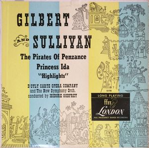 The Pirates Of Penzance, Princess Ida "Highlights" cover