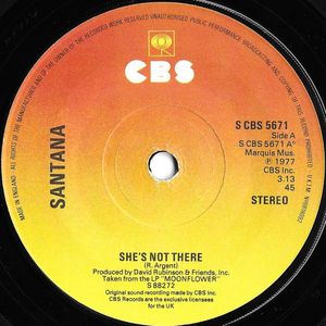 She's Not There cover