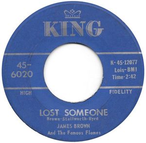 James Brown & The Famous Flames – Lost Someone / I'll Go Crazy