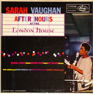 Sarah Vaughan – After Hours At The London House