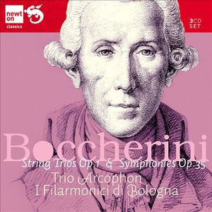 String Trios Op.1 & Symphonies Op.35 by Luigi Boccherini -  Trio Arcophon,  Orchestra Del Teatro Comunale Di Bologna