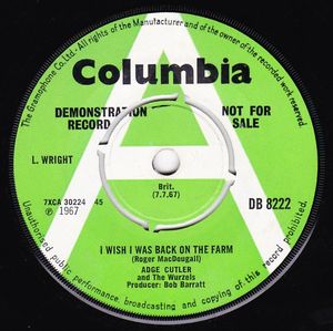 Adge Cutler And The Wurzels – I Wish I Was Back On The Farm