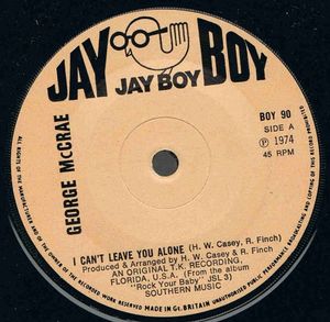 George McCrae – I Can't Leave You Alone