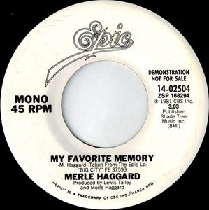 Merle Haggard – My Favorite Memory