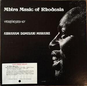Mbira Music Of Rhodesia cover