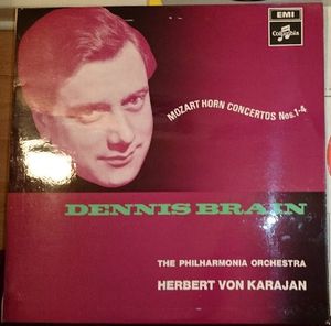 Horn Concertos Nos.1-4 by Dennis Brain,  Philharmonia Orchestra,  Herbert von Karajan -  Wolfgang Amadeus Mozart