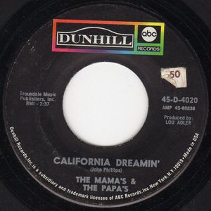 California Dreamin' cover