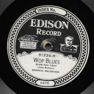 Wop Blues / I'm Worried Over You cover