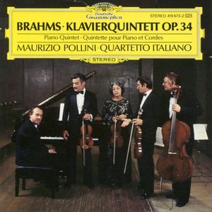 Johannes Brahms, Maurizio Pollini, Quartetto Italiano – Klavierquintett Op. 34 = Piano Quintet = Quintette Pour Piano Et Cordes