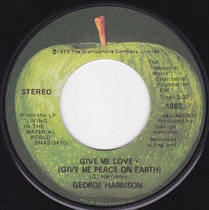 George Harrison – Give Me Love (Give Me Peace On Earth)