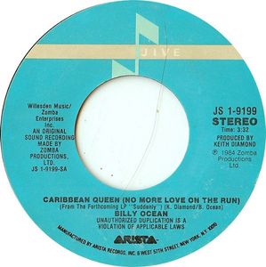 Caribbean Queen (No More Love On The Run) cover