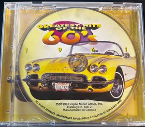 Various – Greatest Hits Of The 60's - 1961
