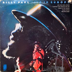 Billy Paul – Live In Europe