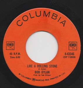 Like A Rolling Stone / Gates Of Eden cover