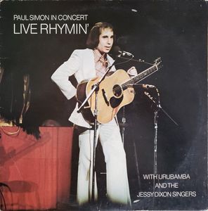 Paul Simon In Concert Live Rhymin' cover
