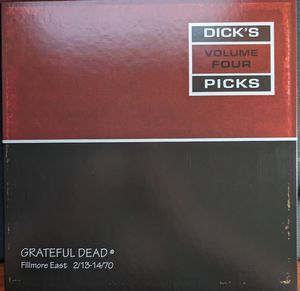 Dick's Picks Volume Four: Fillmore East 2/13-14/70 cover