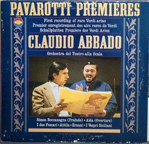 Pavarotti Premieres cover