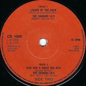 Leader Of The Pack / Give Him A Great Big Kiss cover