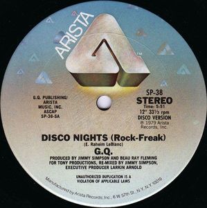 Disco Nights (Rock-Freak) / Boogie Oogie Oogie cover