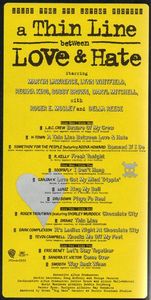 A Thin Line Between Love & Hate (Music From The Motion Picture) cover