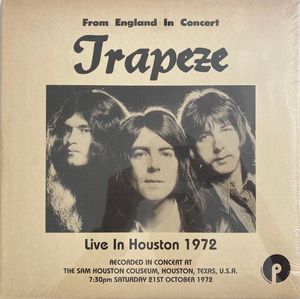 Live In Houston 1972 cover