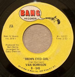 Brown Eyed Girl / Goodbye Baby (Baby Goodbye) cover