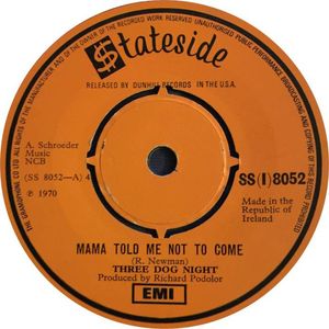 Mama Told Me Not To Come cover