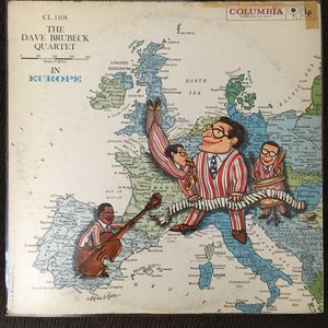 The Dave Brubeck Quartet In Europe cover