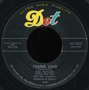 Tab Hunter With Billy Vaughn And His Orchestra & The Billy Vaughn Singers – Young Love