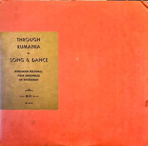 Through Rumania In Song & Dance cover